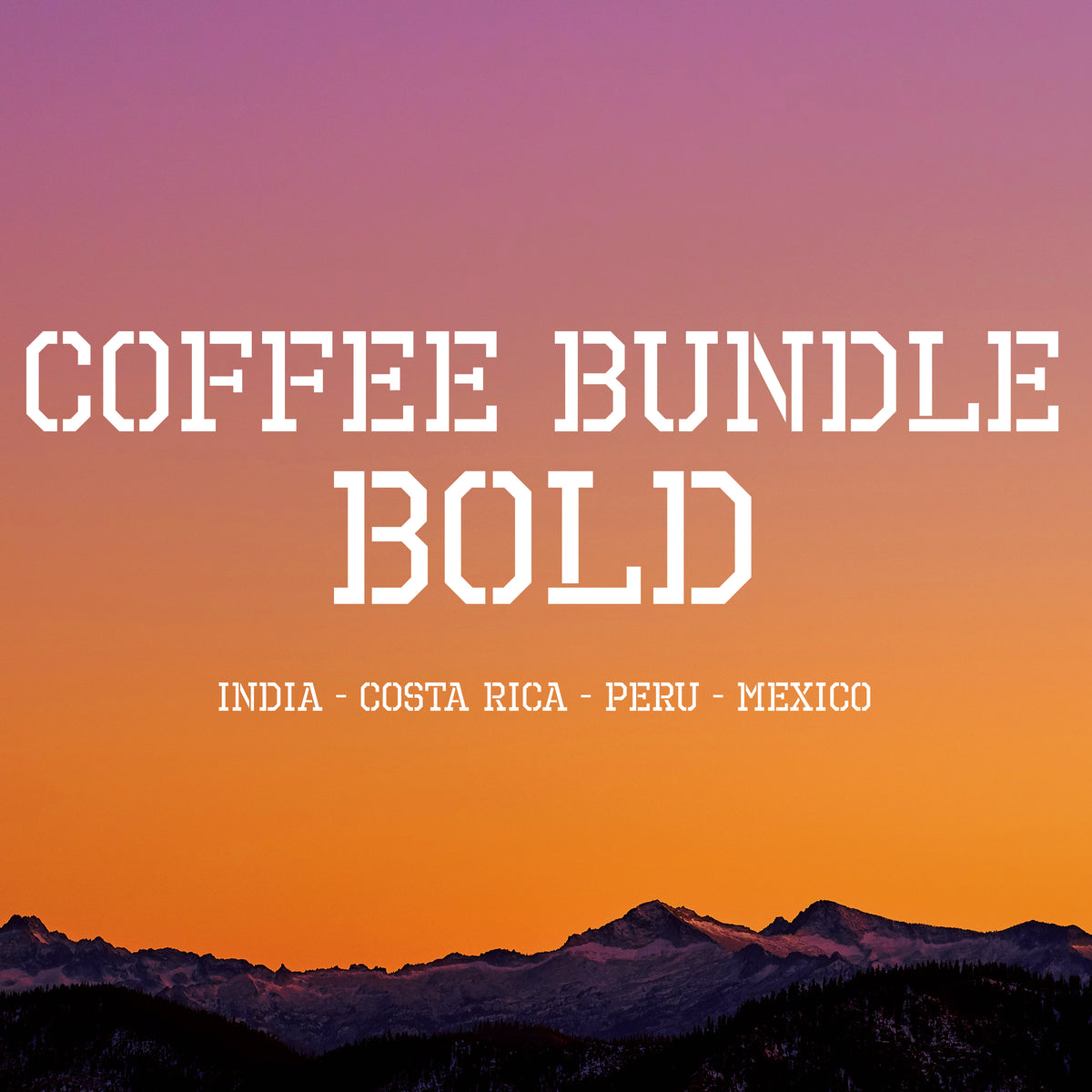 Coffee Bundle Bold Reveille Trading Company